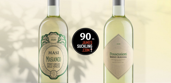 James Suckling awards Masianco and Possessioni Bianco Masi Agricola